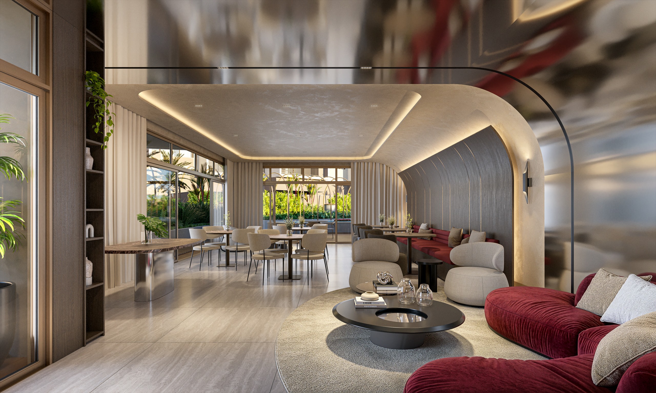 Salão de festas do WE Barra by Living